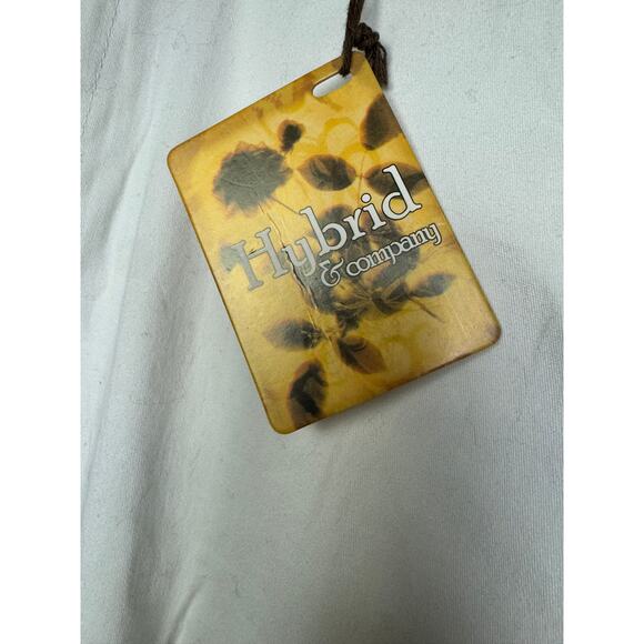 NWT Ladies Hybrid & Company White Flat Front Stretch Trouser Pants - Size 18 - Picture 2 of 3